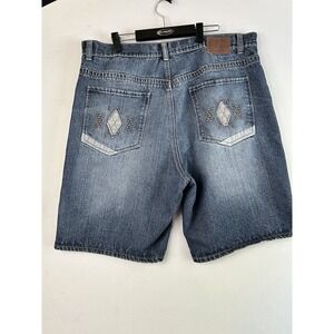 Vintage Y2K 2000s Phat Farm Men's Jean Shorts Oversize Skater Hip‎ Hop Size 40